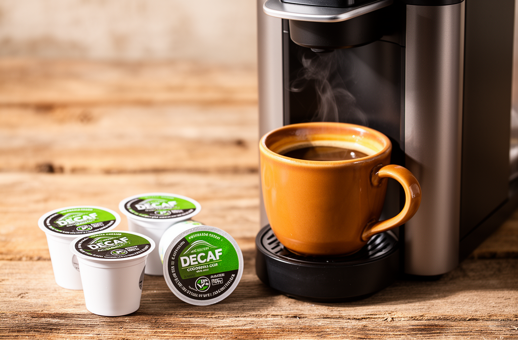 Fresh-roasted decaf k-cups from Sally Sue's
