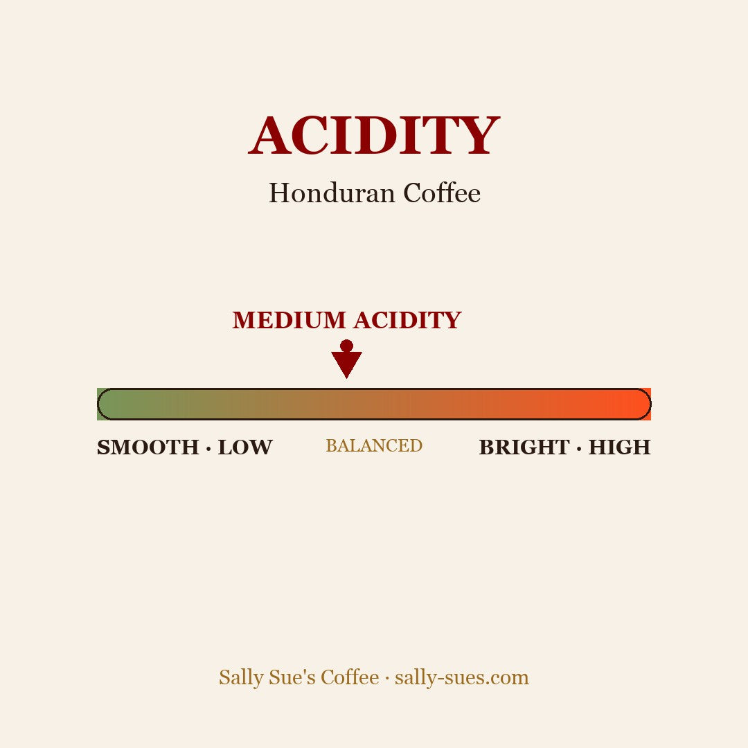 Honduran Coffee acidity scale