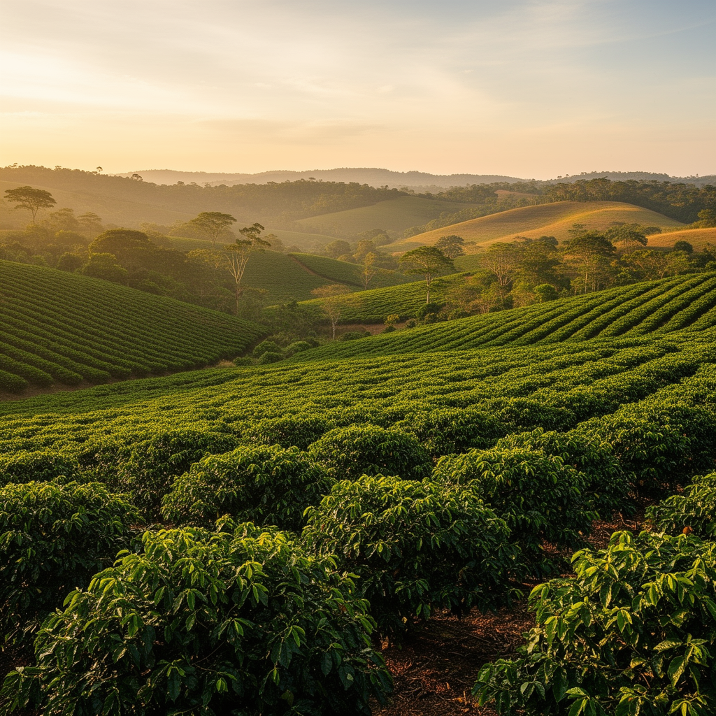Brazilian Coffee growing region
