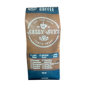 Organic Fair Trade 3 bean Espresso - Sally Sue's Coffee