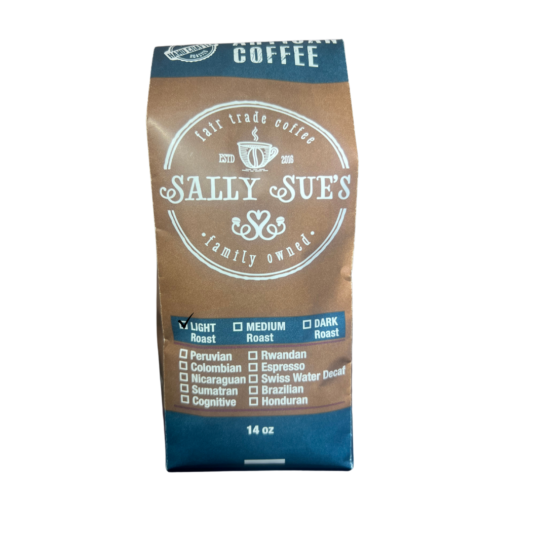 Organic Fair Trade Ethiopian - Sally Sue's Coffee
