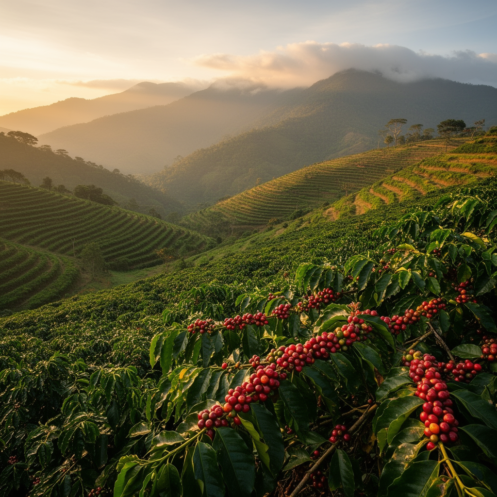 Colombian Coffee Beans growing region