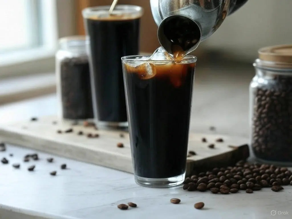Bag of Sally Sue's caffeine-free decaf cold brew coffee