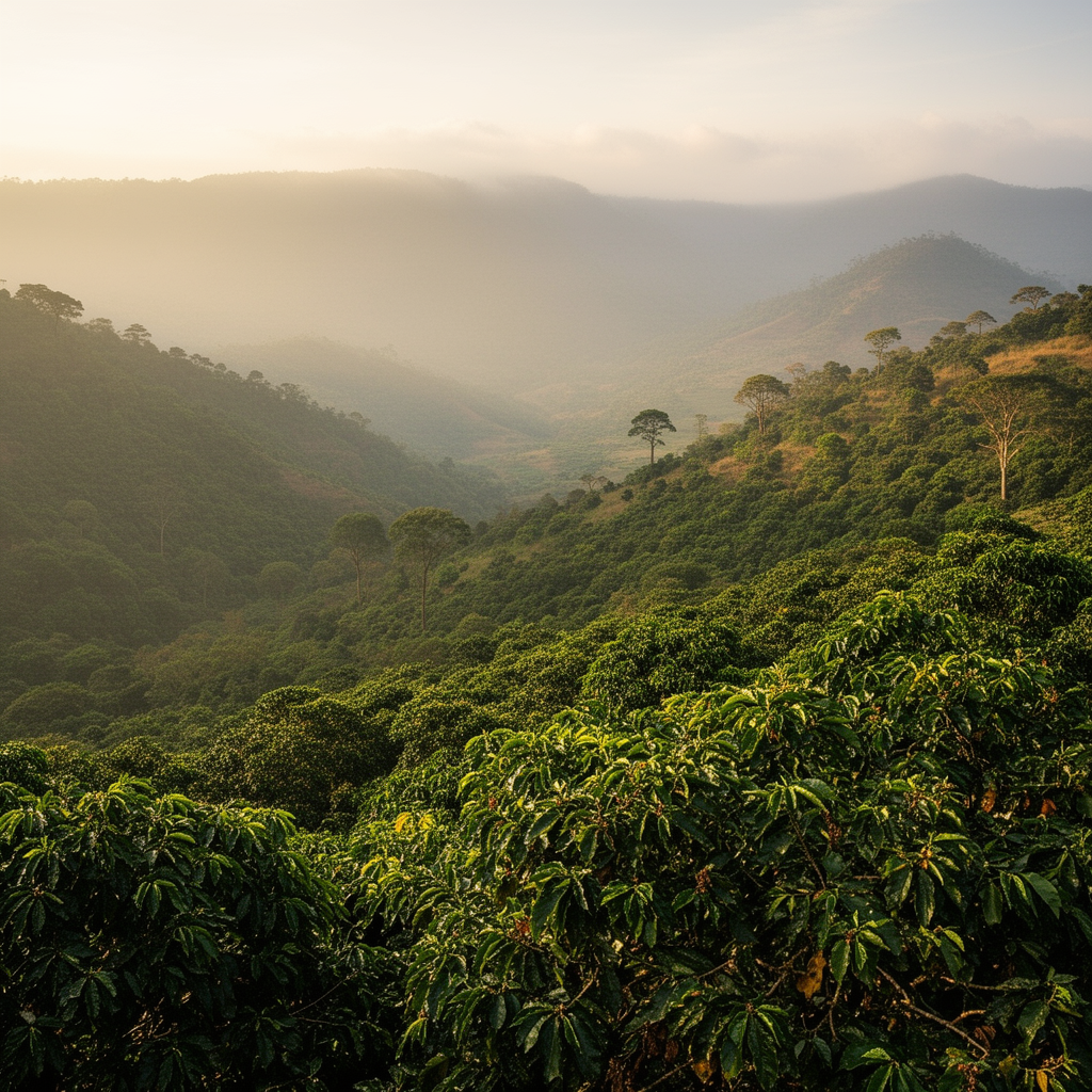 Ethiopian Coffee growing region