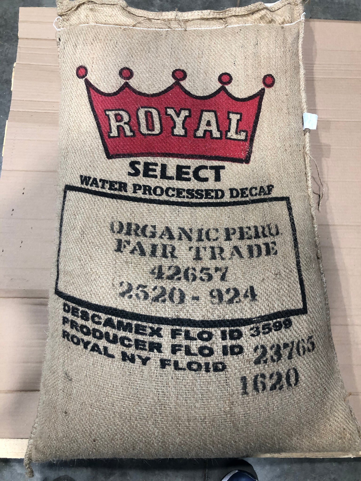 Burlap discount coffee sacks